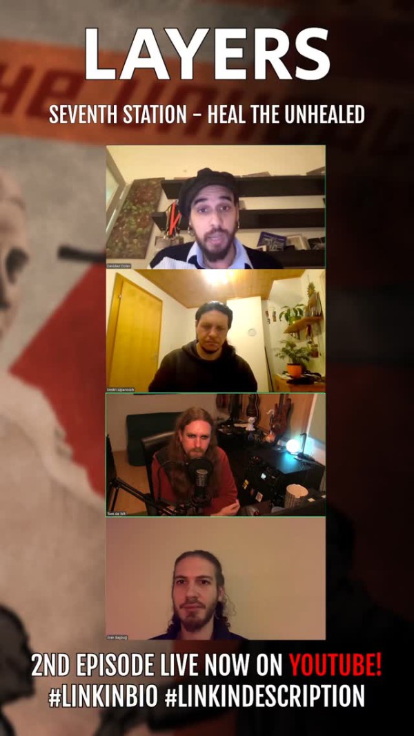 🎶 Second episode of LAYERS interview with seventhstationofficial is now live! 🎶A deep dive into the psyche of tyrants, the process of dehumanization and reworkings of classical music into progressive metal and more. It's time to get back into the album 'Heal The Unhealed' with Seventh Station!

And yes, we know this video has come out late. Our apologies for that, life sometimes has a way of getting in between video editing and release schedules. But it's here now! So join Tom as he talks to Dima (Dmitri), Eren and Vidi (Davidavi) about the next batch of songs on the album and what their deeper layers are.

Check out the episode at the linkinbio now!